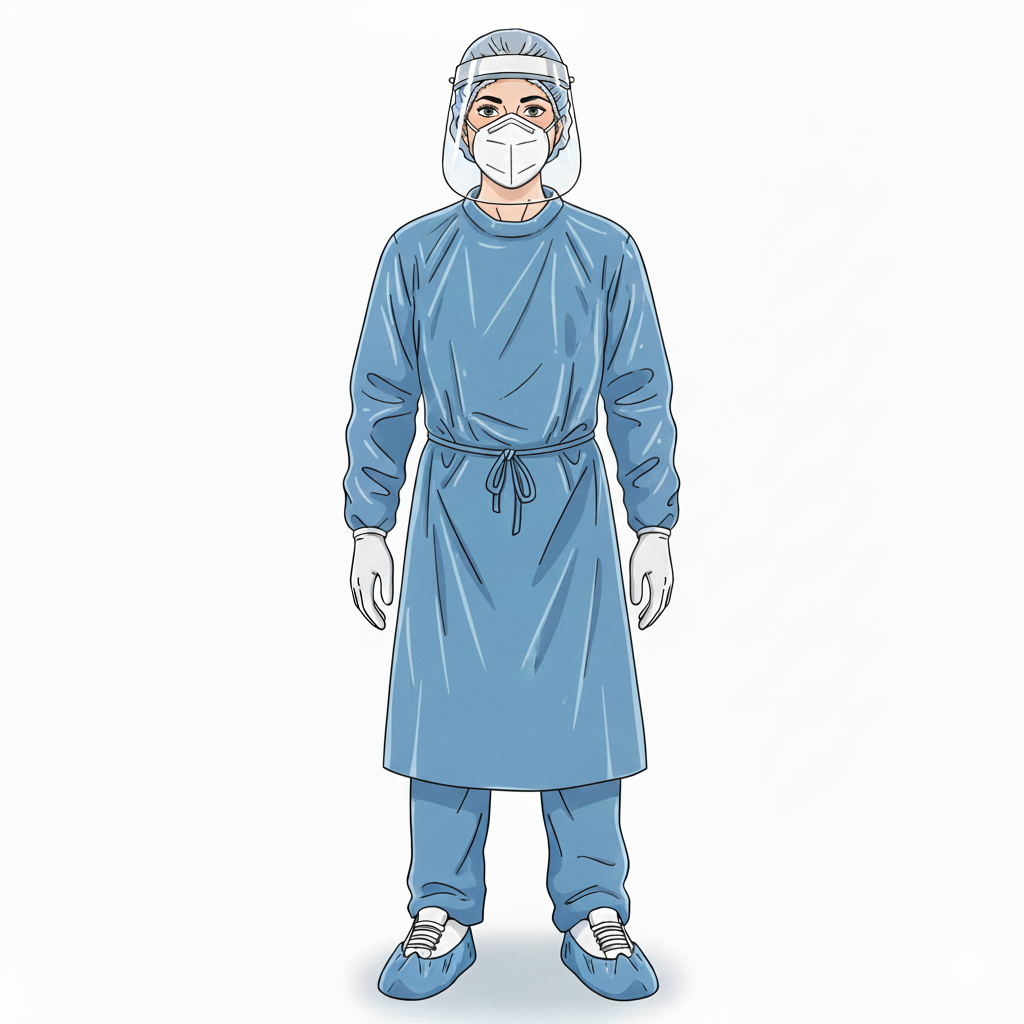 感染対策 着用イメージ